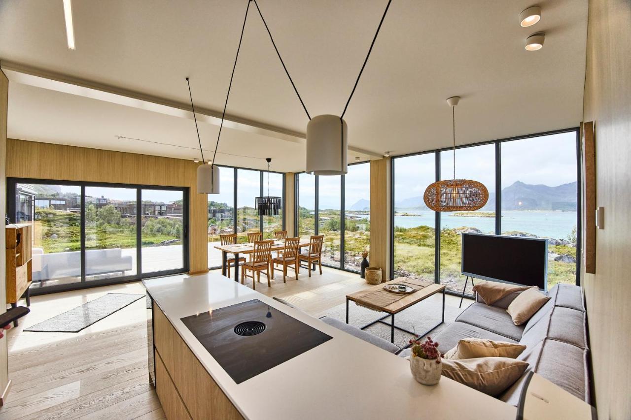 New! Lofoten Luxury Home Near Henningsvaer Lyngværet Buitenkant foto