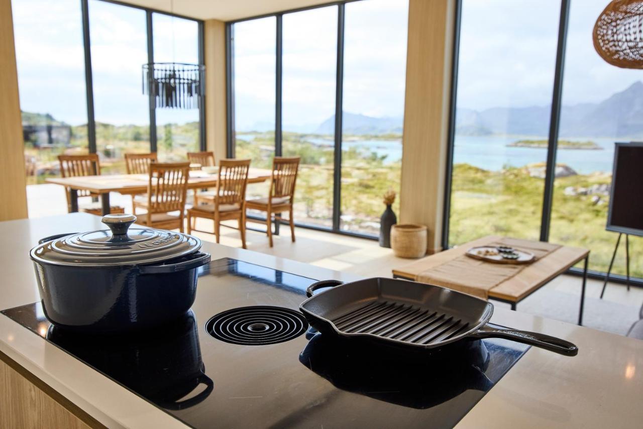 New! Lofoten Luxury Home Near Henningsvaer Lyngværet Buitenkant foto